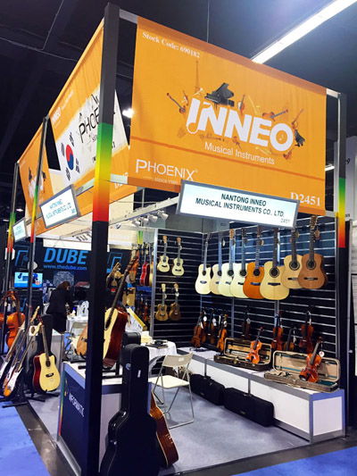 中国智造闪耀国际舞台 Phoenix品牌亮相2016 NAMM乐器展，展现专业设计实力